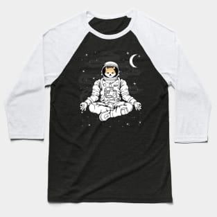 Astronaut Yoga Dogelon Mars ELON Coin To The Moon Crypto Token Cryptocurrency Blockchain Wallet Birthday Gift For Men Women Kids Baseball T-Shirt